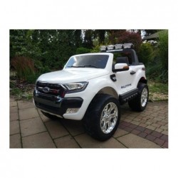 New Ford Ranger White - 4x4 Electric Ride On Car - LCD Display