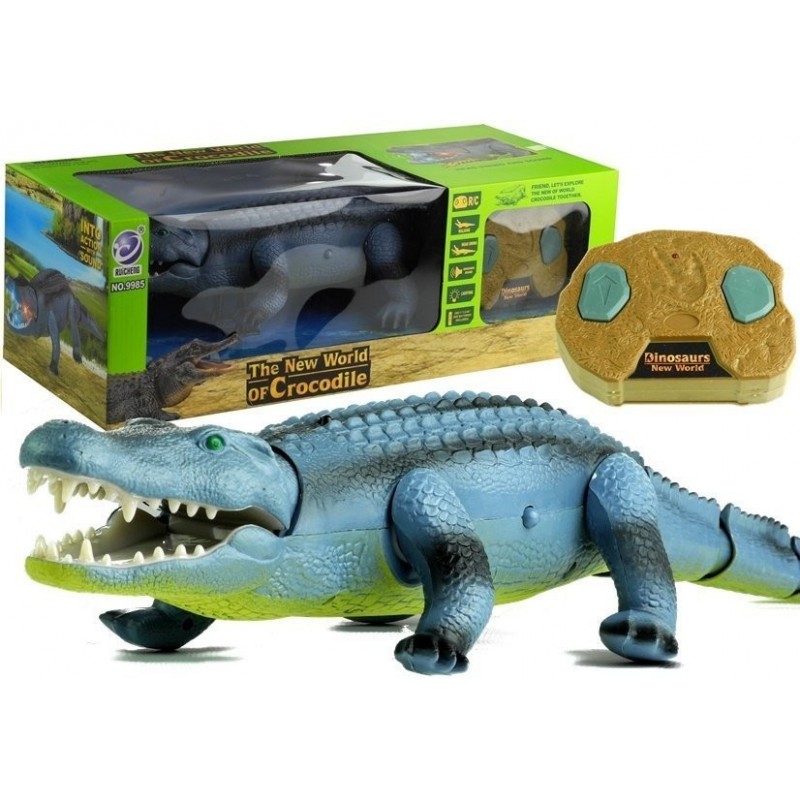 Remote Controlled Alligator R/C Walking Blue