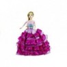 Birthday Doll Dress Shoes Tiara Hairbrush Pink