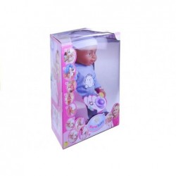 Baby Doll Drinks Pees with Accesories Blue