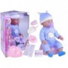 Baby Doll Drinks Pees with Accesories Blue