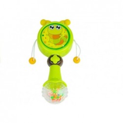 Interactive Drum To Hand Rattle Green