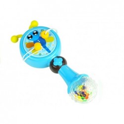 Interactive Rattle Drum for Baby Blue