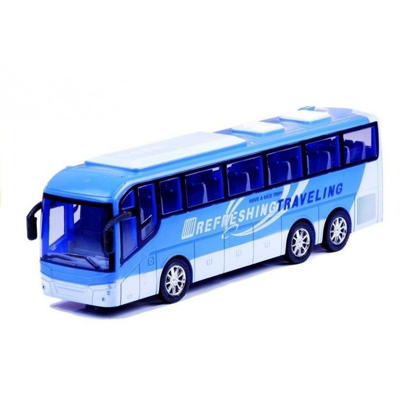 Bus Coach Car Toy Blue