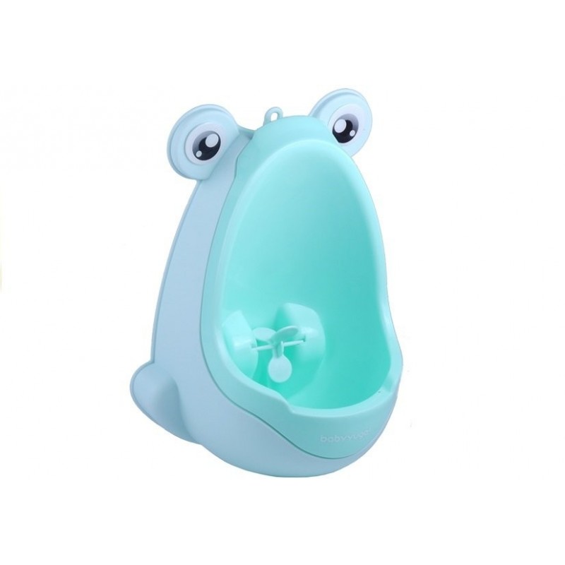 Mini Urinal For Boys Frog Suction Pads Mint