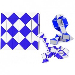 Logical Puzzle Jigsaw Rubik's Snake Magic 62 cm Blue