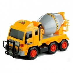 Yellow Concrete Mixer Truck...