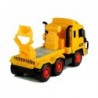 Yellow Concrete Mixer Truck Rotating Contrete Mixer drum 42 cm