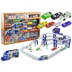 Racing Track Set 2in1 Lorry + 8 Cars 75 Elements 500cm