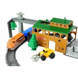 Set Sawmill Railway Line 450 cm 60 Elements