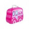 Girls' Beauty Set on Wheels Suitcase Accessories Dryer