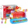 Toy Baby Piano Clown Organ Rattles Balls Hammer