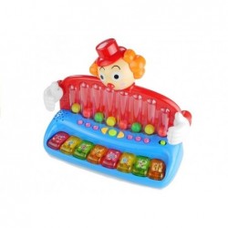 Toy Baby Piano Clown Organ Rattles Balls Hammer