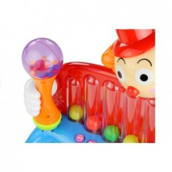 Toy Baby Piano Clown Organ Rattles Balls Hammer