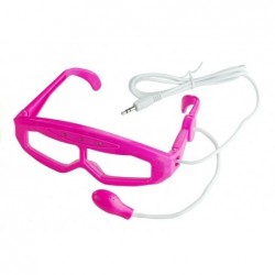 Electric Guitar Glasses WIth Microphone Pink Set