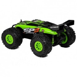 Remote Controlled Monster Car Green 15km/h 2.4 G