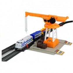 Set Of Trucks Train Industrial Factory 670 cm 61 Elements