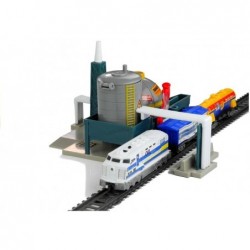 Set Of Trucks Train Industrial Factory 670 cm 61 Elements