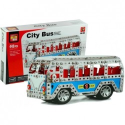 Big construction Set City Bus 443 Elements