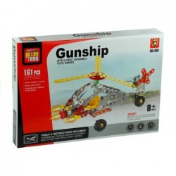 Constructive Set Gunship from Bricks DIY 161 Elements