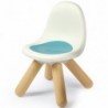 SMOBY White and Blue Room Garden Chair with Backrest
