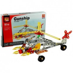 Constructive Set Gunship from Bricks DIY 161 Elements