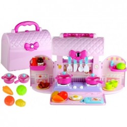 Kitchen in Suitcase Rings Accessories Pink