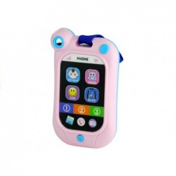 Toy Phone for Little Child Lights Animal Sounds Pink