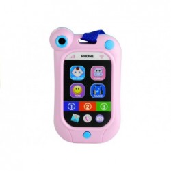 Toy Phone for Little Child Lights Animal Sounds Pink