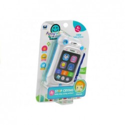 Toy Phone for Little Child Lights Animal Sounds White