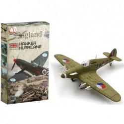 Airplane Hawker Puzzle 4D Model Hurricane 1:48