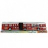 Articulated Bus Friction Powered 41,5 cm Long Red