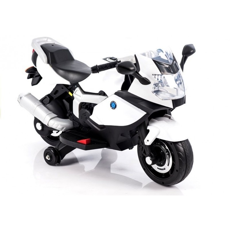 LB9909 White - Electric Ride On Motorcycle