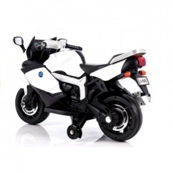 LB9909 White - Electric Ride On Motorcycle