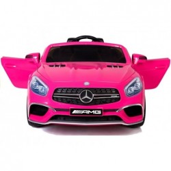 Mercedes SL65 Electric Ride-On Car LCD Pink