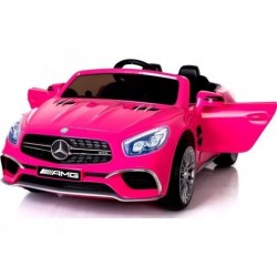 Mercedes SL65 Electric Ride-On Car LCD Pink