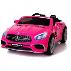 Mercedes SL65 Electric Ride-On Car LCD Pink