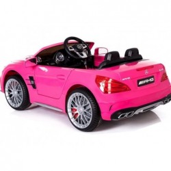 Mercedes SL65 Electric Ride-On Car LCD Pink