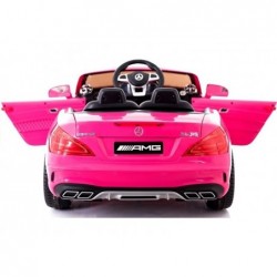 Mercedes SL65 Electric Ride-On Car LCD Pink