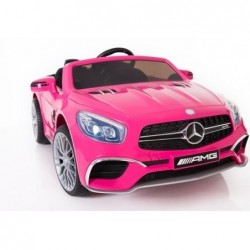 Mercedes SL65 Electric Ride-On Car LCD Pink