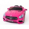 Mercedes SL65 Electric Ride-On Car LCD Pink