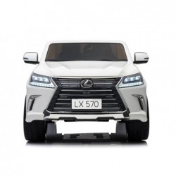 Lexus DK-LX570 White LCD - Electric Ride On Car