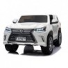 Lexus DK-LX570 White LCD - Electric Ride On Car