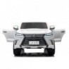 Lexus DK-LX570 White LCD - Electric Ride On Car