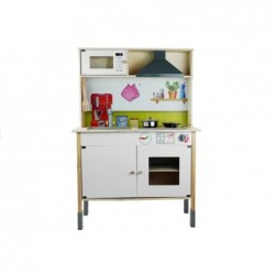 Wooden Kitchen Meggie White - With Accessories