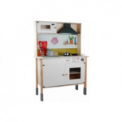 Wooden Kitchen Meggie White - With Accessories