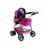 2in1 Doll Bogie and Stroller Alice -Pink With Dots