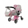 2in1 Doll Bogie and Stroller Alice - Grey