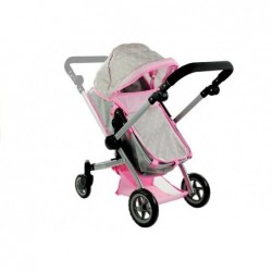 2in1 Doll Bogie and Stroller Alice - Grey