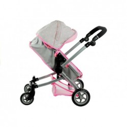 2in1 Doll Bogie and Stroller Alice - Grey